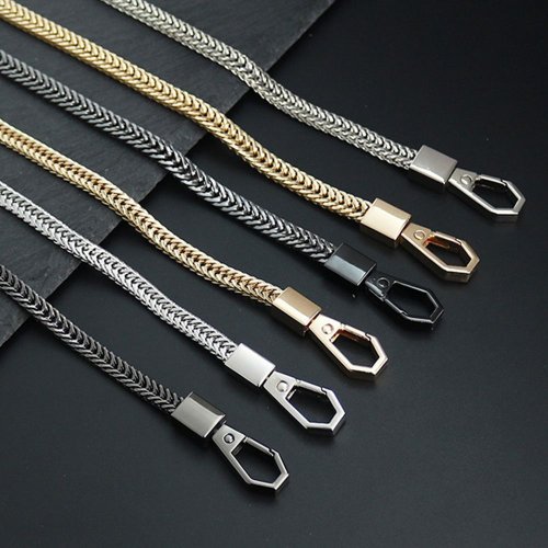 Bild von 120 cm Metallkettenriemen für Taschen – Ersatzkette 7 mm, DIY-Handtaschenzubehör, Umhängetaschenkette, elegante Geldbörsekette für kleine Handtaschen