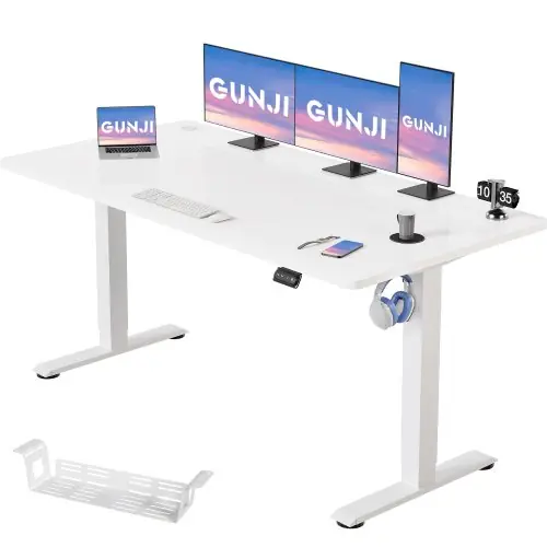 Image de Bureau Électrique Réglable en Hauteur 160x70 cm