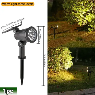 Image de Spot Solaire LED RGB IP65 - Éclairage Extérieur Intelligent