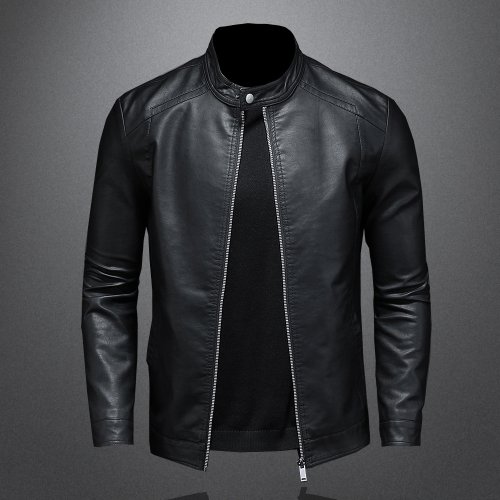 Bild von Stilvolle Herren Lederjacke – Modern & Trendig