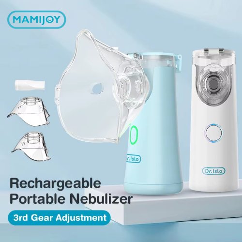 Zdjęcie Medyczny cichy nebulizator siatkowy ręczny astma ultradźwiękowy inhalator Atomizer dla dorosłych dzieci opieka zdrowotna Mini zdrowy nawilżacz