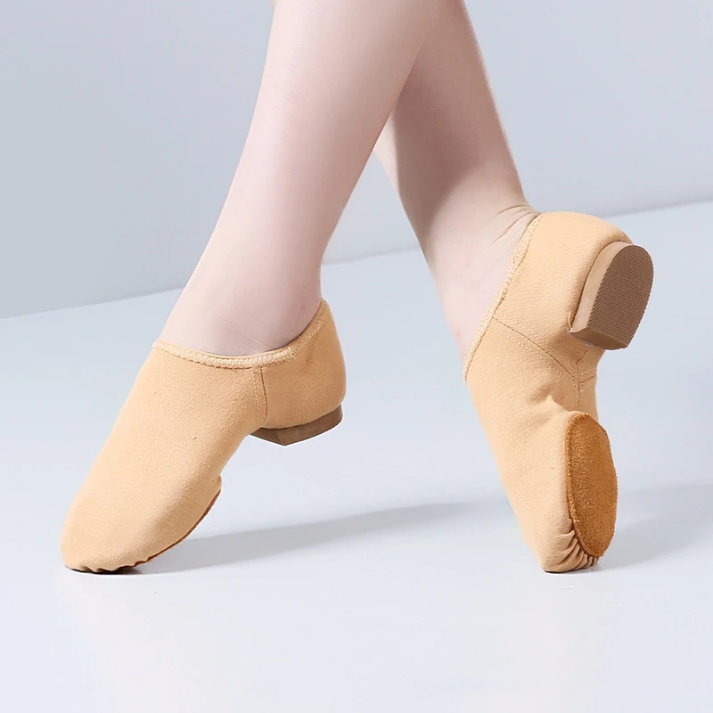 Zdjęcie Buty jazzowe Damskie buty do tańca Nowoczesne narodowe egzaminy halowe Specjalne buty treningowe dla dorosłych Klasyczne buty z miękką podeszwą