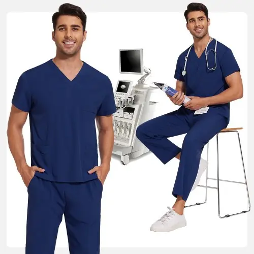 Image de Uniforme de Travail Homme - Tenue Laboratoire & Soins Infirmiers