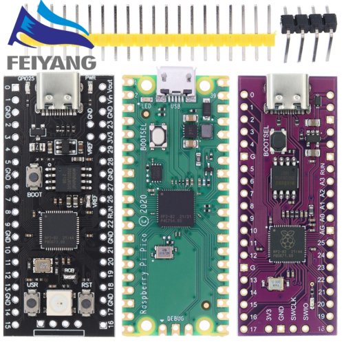 Image of 1PCS Official Raspberry Pi Pico Board RP2040 Dual-Core 264KB ARM Low-Power Microcomputers High-Performance Cortex-M0+ Processor