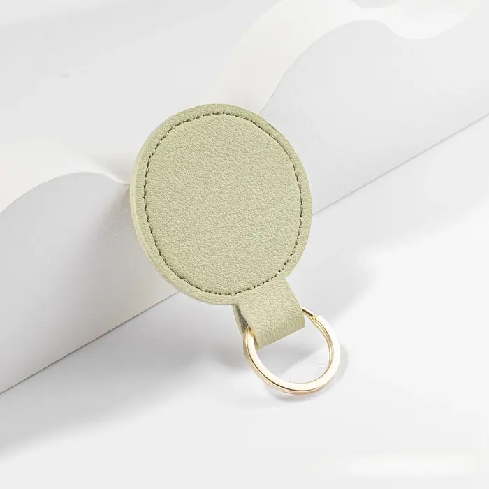 Image de Porte-clés en cuir personnalisé avec gravure laser