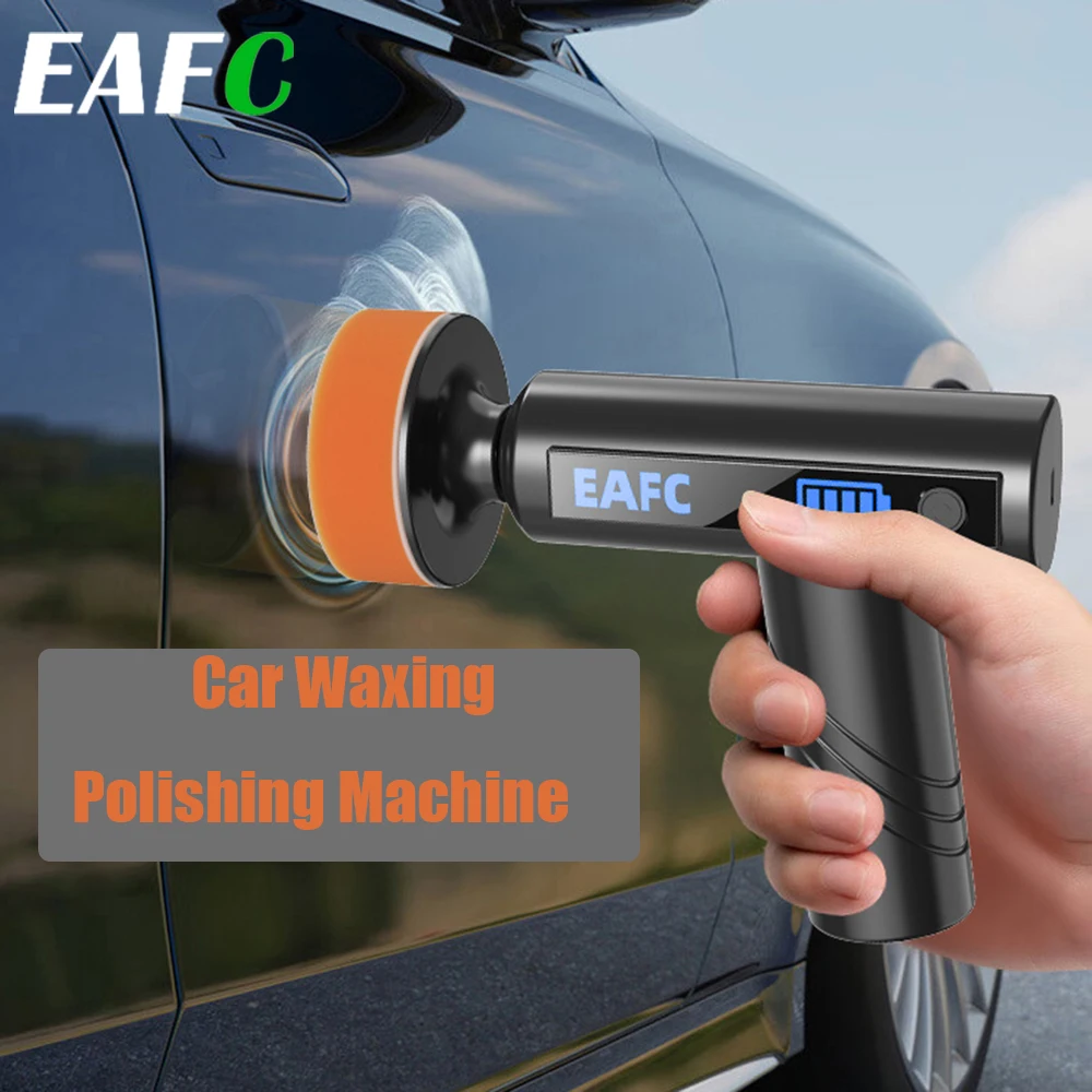 Image of All-in-One Wireless Car Care Polishing Machine – Natural Paint Restoration, Scratch Repair, Windshield Cleaning & Leather Maintenance Tool