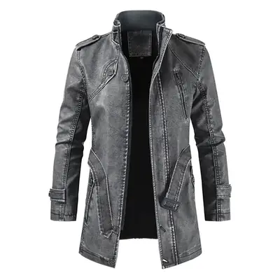 Image de Veste en Cuir Homme Hiver - Style Steampunk & Biker