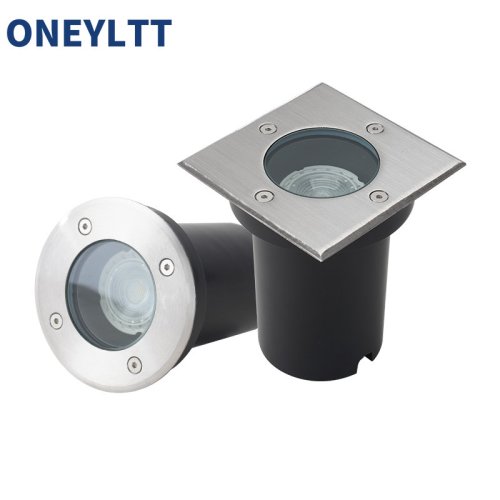 Image of Outdoor GU10 LED Underground Ground Light for Garden Pathways, Landscape Lighting, and Buried Floor Lamp with Durable Casing