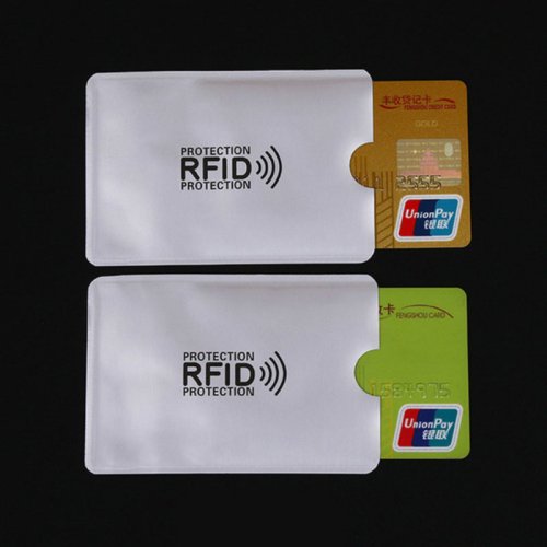 Image de Protège-Cartes RFID Anti-Scan - Lot de 10