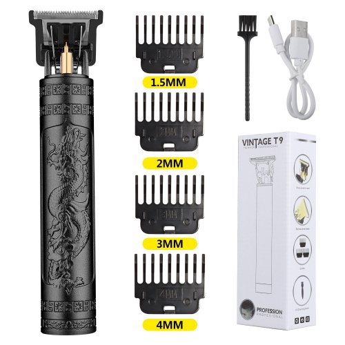 Immagine di Retro T9 Originale Macchina per tagliare i capelli Set Giacche Trimmer Rasoio elettrico da uomo Maschio Lence Pro Barbiere Rasoio per aree sensibili