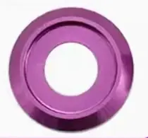 Image de Rondelles en Aluminium Colorées - Pack de 10 ou 50 Pièces