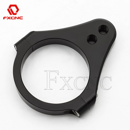 Immagine di Ammortizzatore di Sterzo Universale da 29 a 60 mm con Staffa di Supporto per Moto - Kit di Modifica e Protezione per Tutti i Tipi di Motociclette
