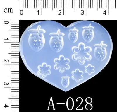 Image de Moule Silicone Fleurs Coeur Étoile - Création de Bijoux DIY