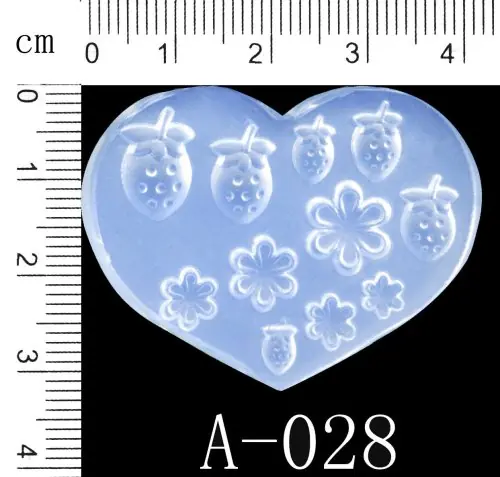 Image de Moule Silicone Fleurs Coeur Étoile - Création de Bijoux DIY
