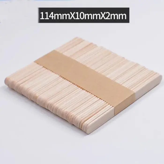 Image de Spatules en Bois Jetables pour Épilation - 50/100 Pièces
