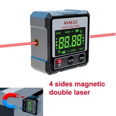 Image de Inclinomètre Laser Numérique 2 Côtés - Précision Magnétique