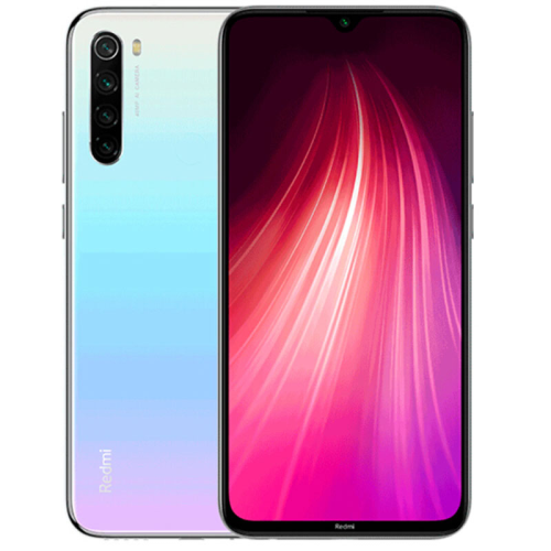 Image of Original Xiaomi Redmi Note 8 Smartphone with Global Firmware, Protective Phone Case, 4000mAh Battery, and Quadruple Camera System