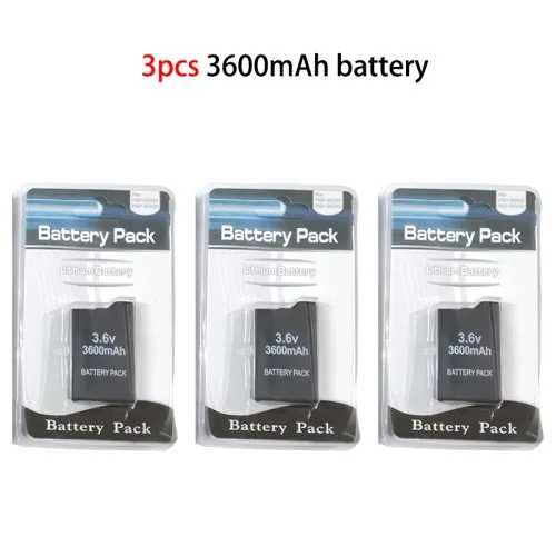3PCS 3600mAh