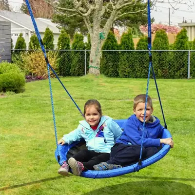 Image de Balançoire d'extérieur pour enfants - Bleue 100x180 cm