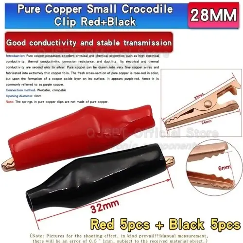 28mm rot schwarz 10pcs