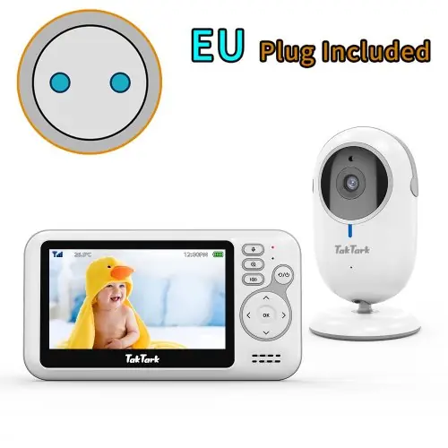 Image de Moniteur Bébé 4.3'' avec Caméra HD et Vision Nocturne