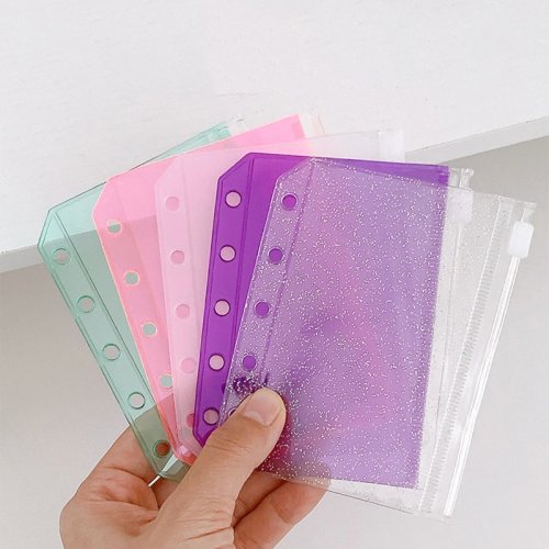 Image de Pochettes A8 Transparentes avec Fermeture Éclair - Lot de 10