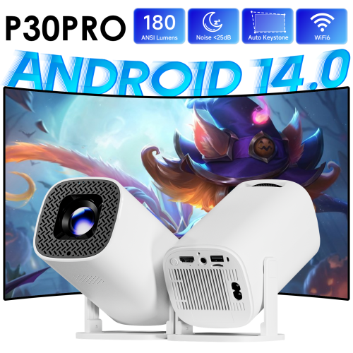 Image de Projecteur Portable P30 Pro 4K - Cinéma à Domicile Intelligent