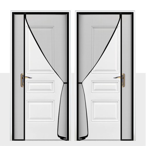 Immagine di DTGJ Lato Aperto Porta Magnetica Schermo Zanzariera Formato Personalizzato Tenda Fly Insetti Anti-zanzara Maglia Invisibile Per L'estate Interno