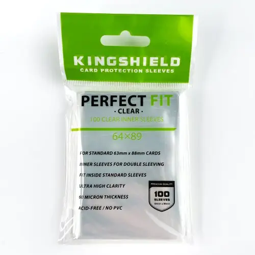 Image de Manches de Protection pour Cartes - 100 pcs Transparentes 64-89mm