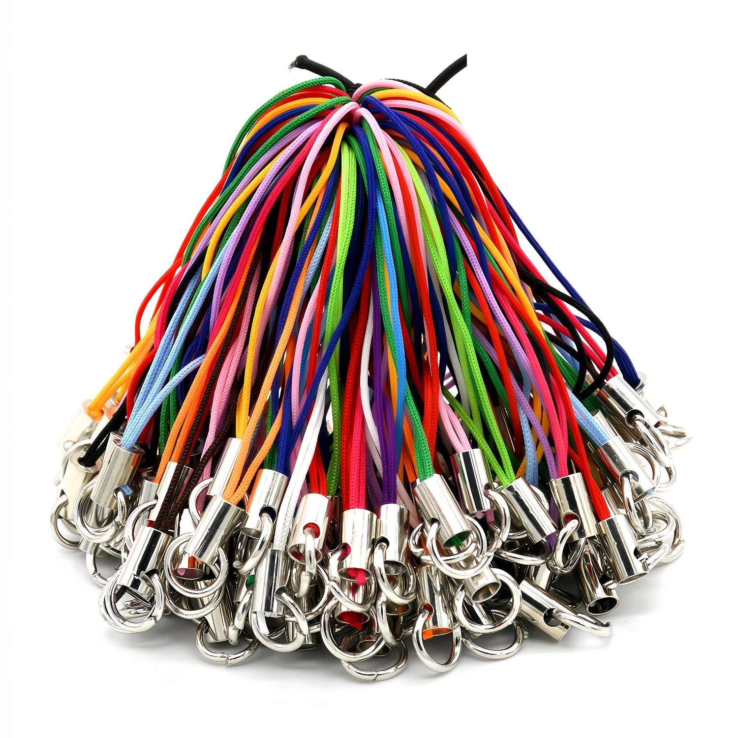 Zdjęcie Zestaw 30-50 sztuk breloków z karabińczykiem – idealne do DIY i dekoracji