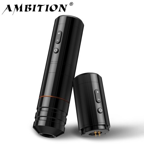 Image of Professional Wireless Tattoo Pen Machine with Brushless Motor, 4.0mm Stroke, 3.5mm Needle Compatibility – Premium Design for Tattoo Artists & Body Art Enthusiasts