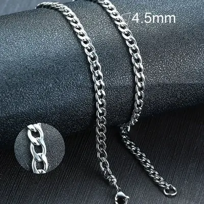 Image de Collier Chaîne Cubaine Homme - Or Noir