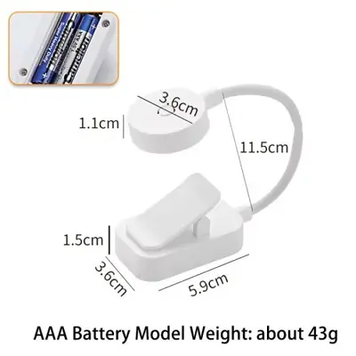 Image de Lampe de Lecture LED Rechargeable - Clip sur Livre