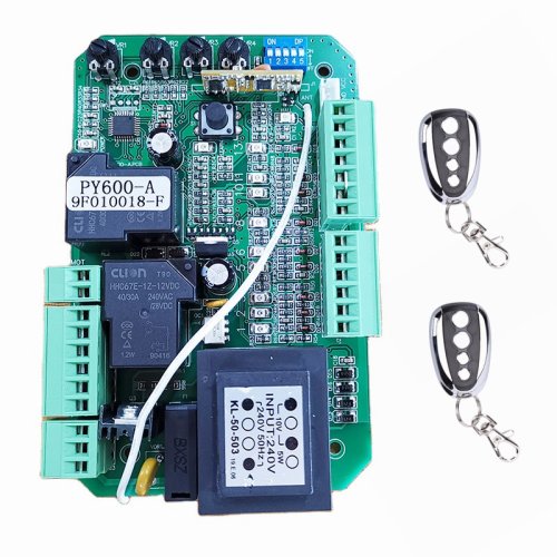 Image of Automatic Sliding Gate Opener Control Board with AC 220V/110V Motor Power Controller PCB for Secure Access Systems