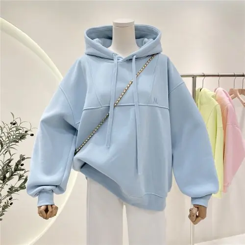 Image de Sweat à Capuche Velours Brodé Vintage Harajuku