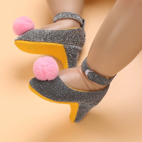 Eleganckie buty dla niemowląt z wysokim obcasem – modna ozdoba na zdjęcia i pierwsze urodziny dziewczynki