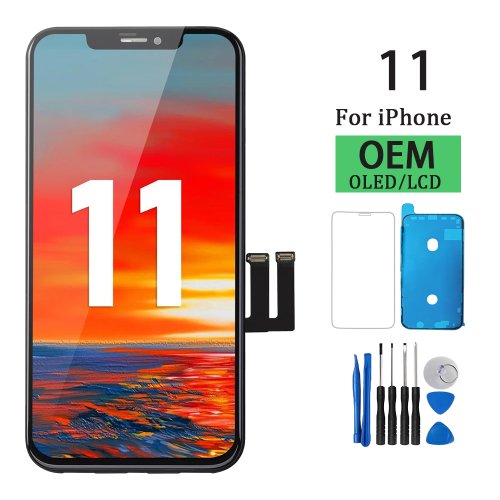 Image of High-Quality OLED Display Replacement with Touch Screen Digitizer Assembly for iPhone 11 – Premium LCD Screen Repair Kit