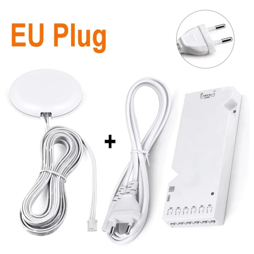 Afbeelding van DC12V LED-verlichtingstransformator met dimbare aanraak-/handvegen Bewegingssensor Schakelaar Voeding LED-driver 4-10 Dupont-poorten
