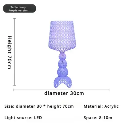 Image de Lampe Design Acrylique LED - Élégance Italienne