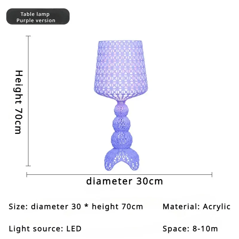 Imagen de Lámpara de Pie LED Acrylica con Diseño Italiano