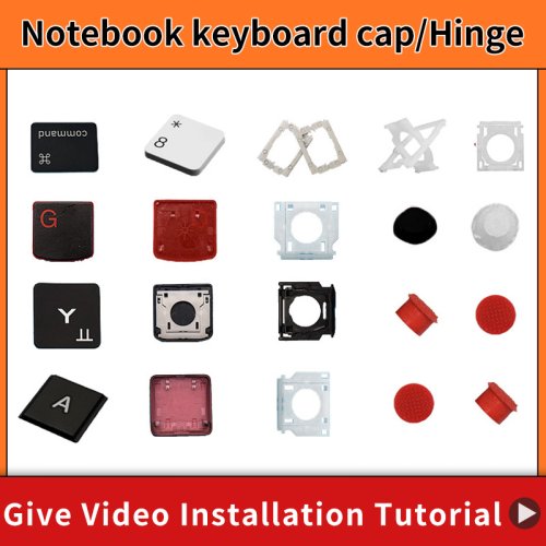 Immagine di Tastiera portatile per ASUS ACER HP DELL IBM lenovo Xiaomi HUAWEI Samsung MSi LG Apple HASEE SONY cap Keycap e cerniera di ricambio