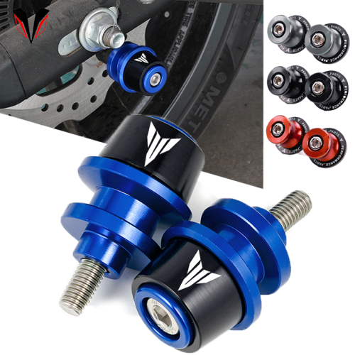 Imagen de Para Yamaha MT07 MT09 MT03 MT10 MT 03 07 09 10 125 MT-07 MT125 accesorios de motocicleta basculantes carretes soporte tornillos tapa de válvula