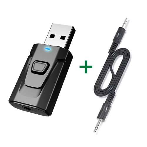 Afbeelding van Usb Bluetooth 5.4 Audio Zender Ontvanger Mic Draadloze Adapter 3.5Mm Aux/Rca Voor Tv Pc Hoofdtelefoon Thuis Stereo Auto Hifi Muziek