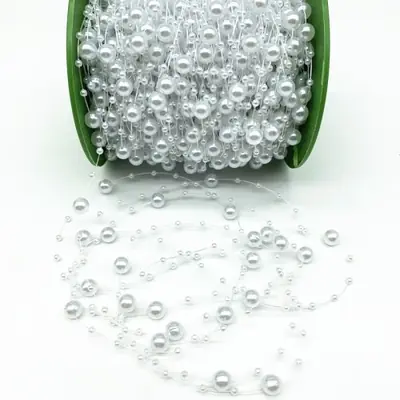 Image de Guirlande de Perles Artificielles - Décoration de Noël & Mariage