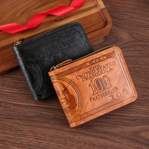 Imagen de Cartera Hombre con Diseño de 100 Dólares