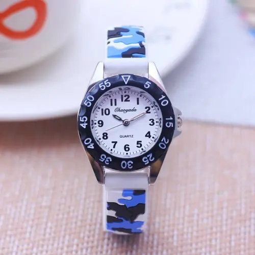 Image de Montre Enfant Militaire Camouflage - Style Cool & Robuste