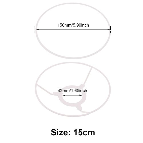 Zdjęcie Klasyczny abażur cylindryczny 40 cm – styl vintage do DIY