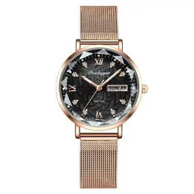 Image de Montre Femme Élégante Lumineuse avec Date et Semaine