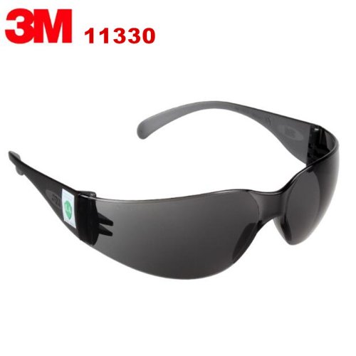 Imagen de Gafas Protectoras de Seguridad 3M 11330 Negras, Anti-UV, Antiniebla y a Prueba de Golpes para Trabajo Industrial