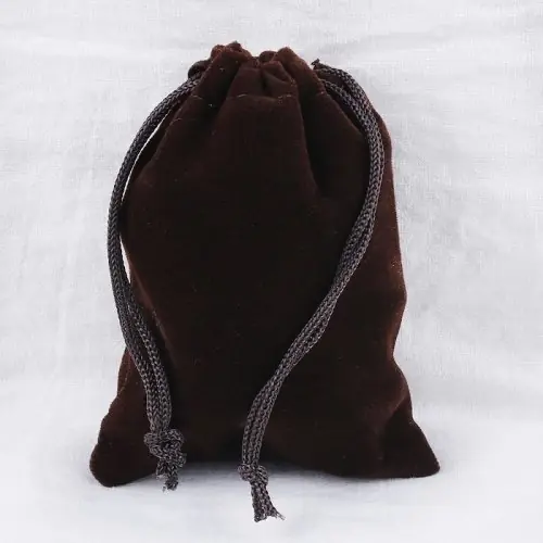 Image de Pochettes Velours Colorées pour Bijoux - Lot de 10